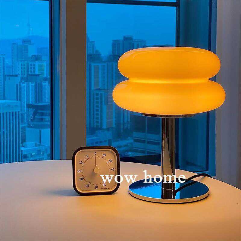 Bauhaus Inspired Double Egg Tart Lamp